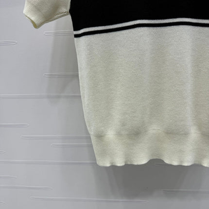 PRADA SHORT-SLEEVE CREW NECK SWEATER 269414