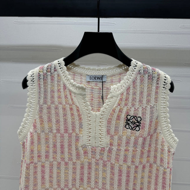 LOEWE SLEEVELESS KNIT VEST 274915