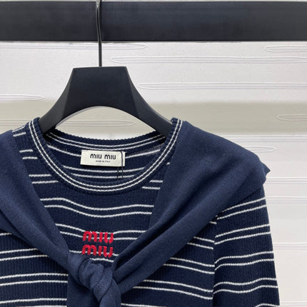 MIUMIU COWL NECK KNITTED SWEATER STYLE 481