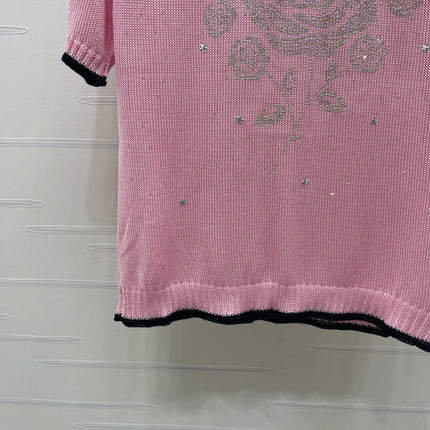 CHANEL 26S SHORT-SLEEVED KNIT SHIRT STYLE 1167