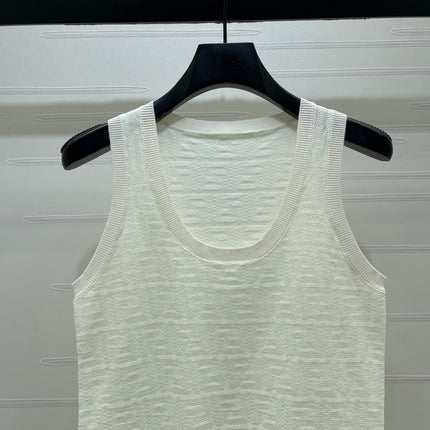 FENDI 26S SHORT-SLEEVE KNIT TOP 425