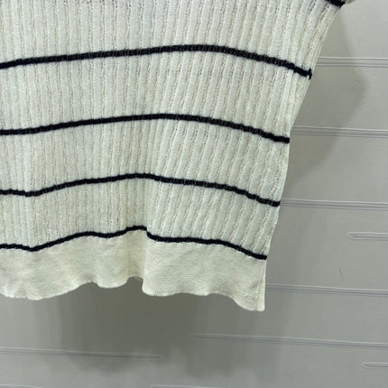 CHANEL 26S SHORT-SLEEVE KNIT TOP 1342