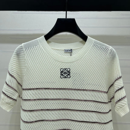 LOEWE 26S SHORT-SLEEVE KNITTED TOP 578