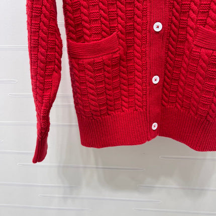 THOM 26S V-NECK KNIT CARDIGAN 317
