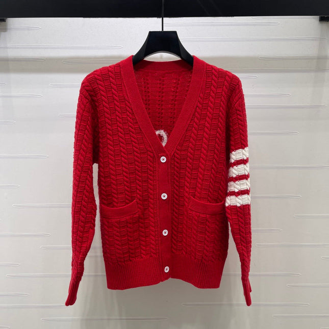 THOM 26S V-NECK KNIT CARDIGAN 317