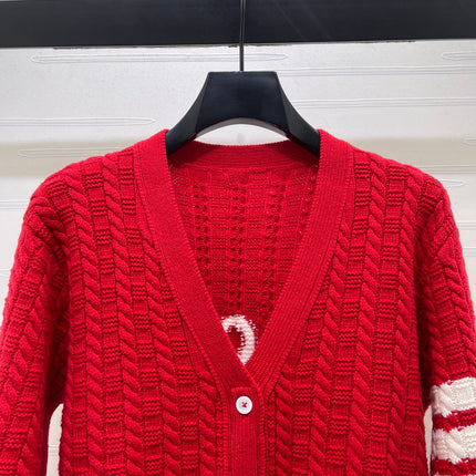 THOM 26S V-NECK KNIT CARDIGAN 317