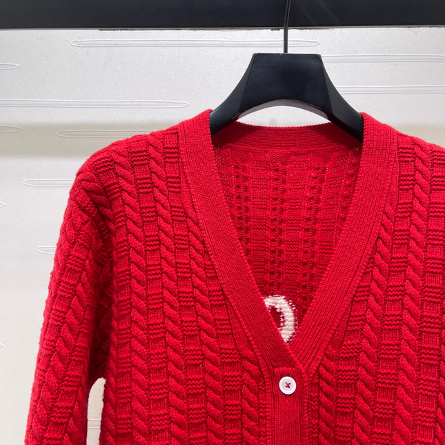 THOM 26S V-NECK KNIT CARDIGAN 317