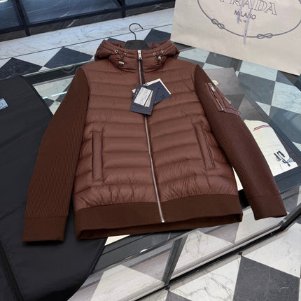 PRADA 26S HOODED DOWN PUFFER JACKET 1280