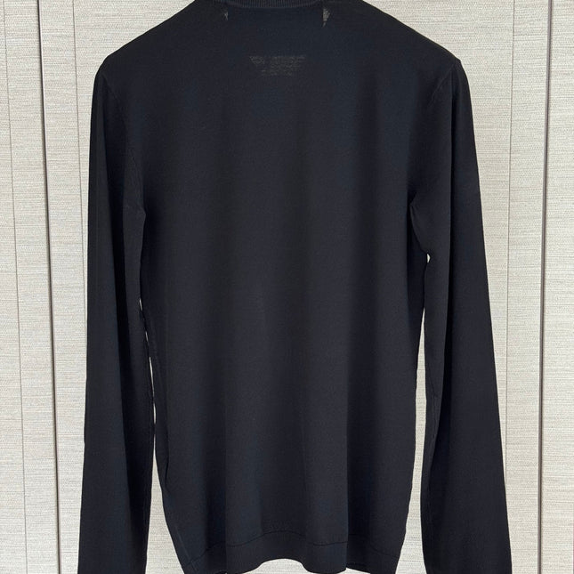 VALENTINO 26S BOW-DETAIL LONG-SLEEVE TOP 370