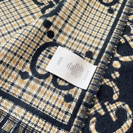 GUCCI 26S SCARF 180 IN WOOL 504486