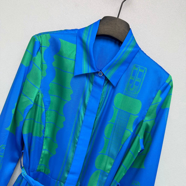 HERMES 26S SHIRT DRESS 713