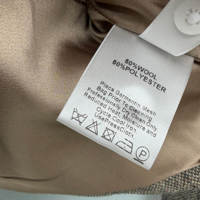 DIOR 26S TWEED COLLARLESS JACKET 1589