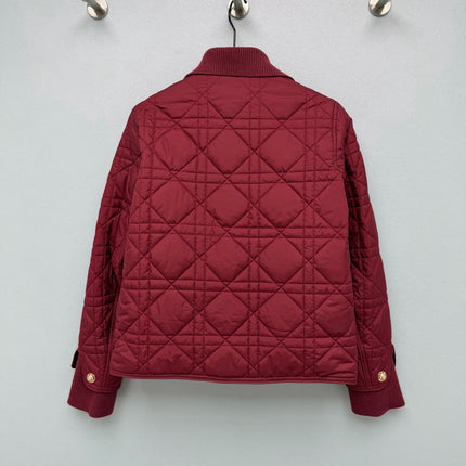 DIOR 26S QUILTED KNIT-COLLAR JACKET 1656