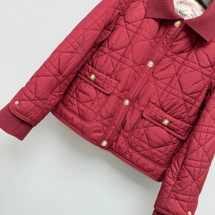 DIOR 26S QUILTED KNIT-COLLAR JACKET 1656