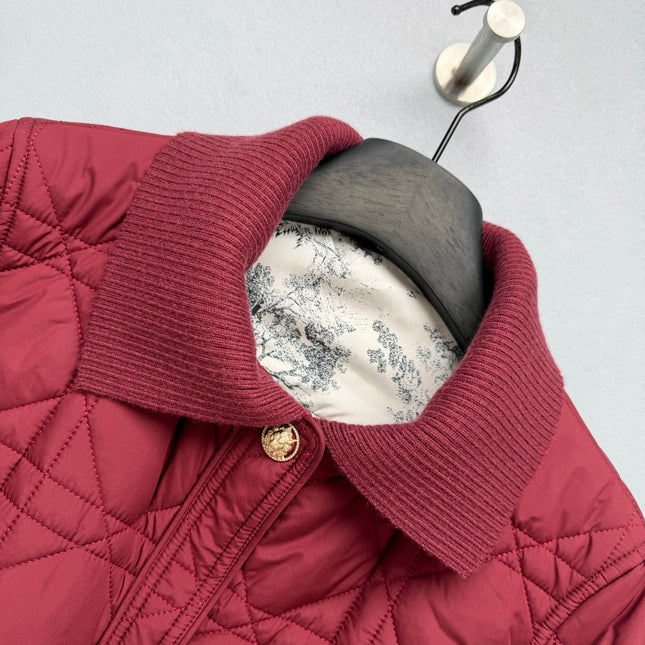 DIOR 26S QUILTED KNIT-COLLAR JACKET 1656