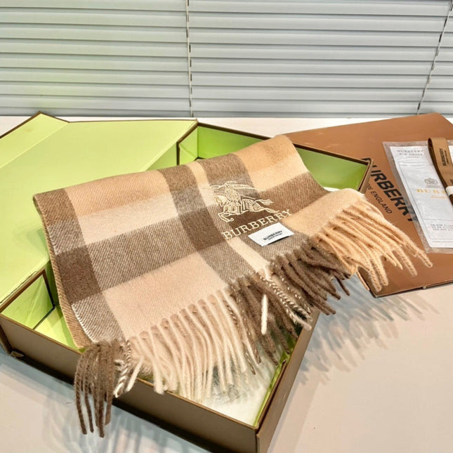 BURBERRY 26S SCARF 180 IN CASHMERE 513797