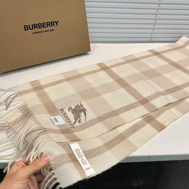 BURBERRY 26S SCARF 180 IN CASHMERE 513798