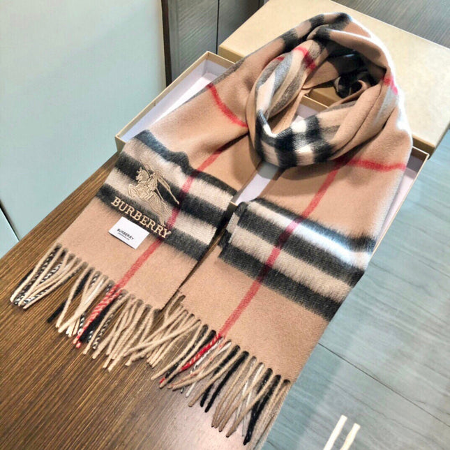 BURBERRY 26S SCARF 180 IN CASHMERE 515969