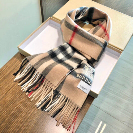 BURBERRY 26S SCARF 180 IN CASHMERE 515969
