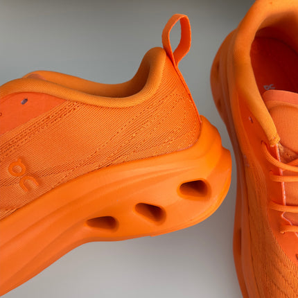 LOEWE 26S CHUNKY SOLE LACE UP SNEAKERS 45MM IN ORANGE MESH FABRIC