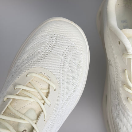 LOEWE 26S CHUNKY SOLE LACE UP SNEAKERS 45MM IN IVORY WHITE MESH FABRIC