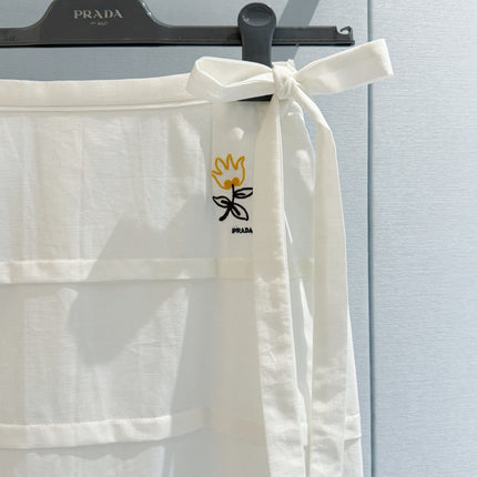 PRADA 26S WRAP MIDI SKIRT 1200