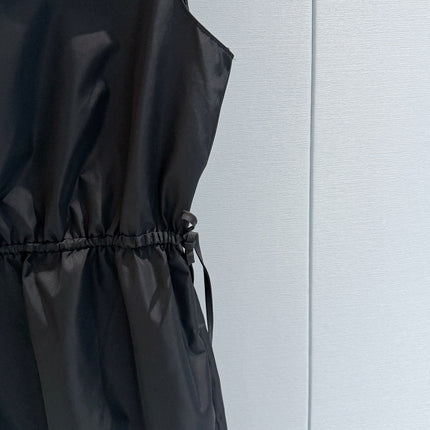 PRADA 26S SLEEVELESS DRAWSTRING DRESS 1182