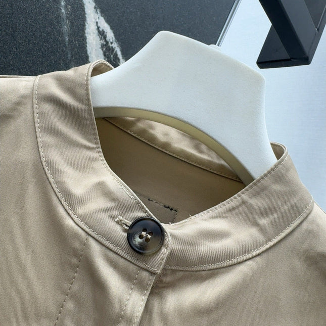 Loewe 25 Shirt Dress Beige Cotton