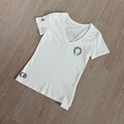 CHROME HEARTS 26S V-NECK SHORT-SLEEVE T-SHIRT 007