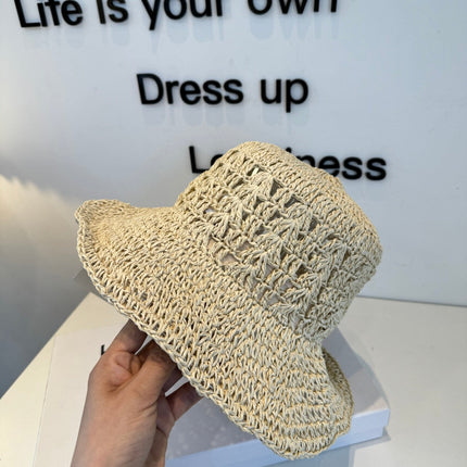 LOEWE 26S RAFFIA BUCKET HAT STYLE 205