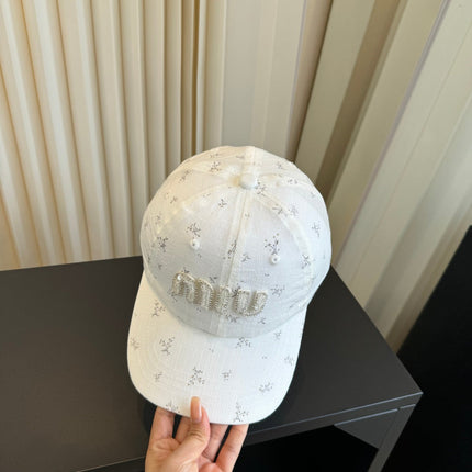 MIUMIU 26S BASEBALL CAP 342231