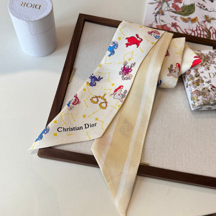 DIOR 26S SCARF 100CM IN SILK 269190