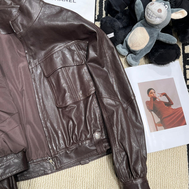 YSL 26S LEATHER JACKET 444