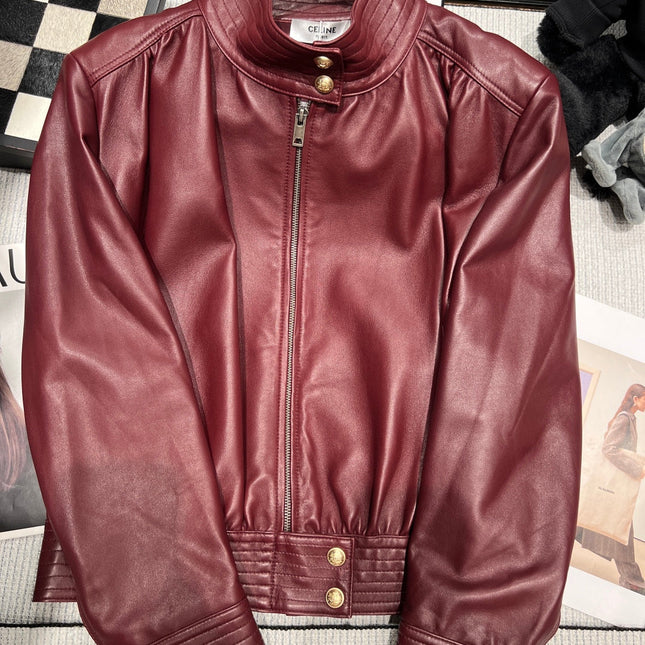 CELINE 26S LEATHER JACKET 570