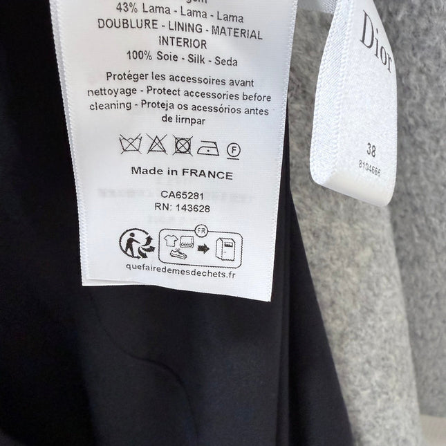 DIOR 26S LONG WOOL COAT 1595