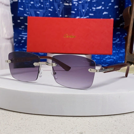 CARTIER 26S RIMLESS FRAME IN METAL 439584
