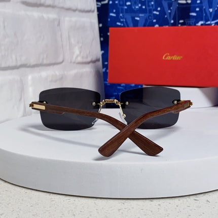 CARTIER 26S RIMLESS FRAME IN METAL 439585