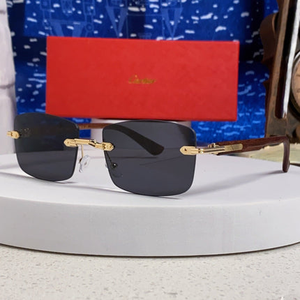 CARTIER 26S RIMLESS FRAME IN METAL 439585