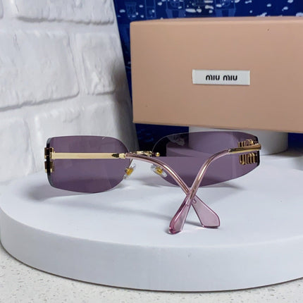 MIUMIU 26S SHIELD FRAME IN METAL 436117