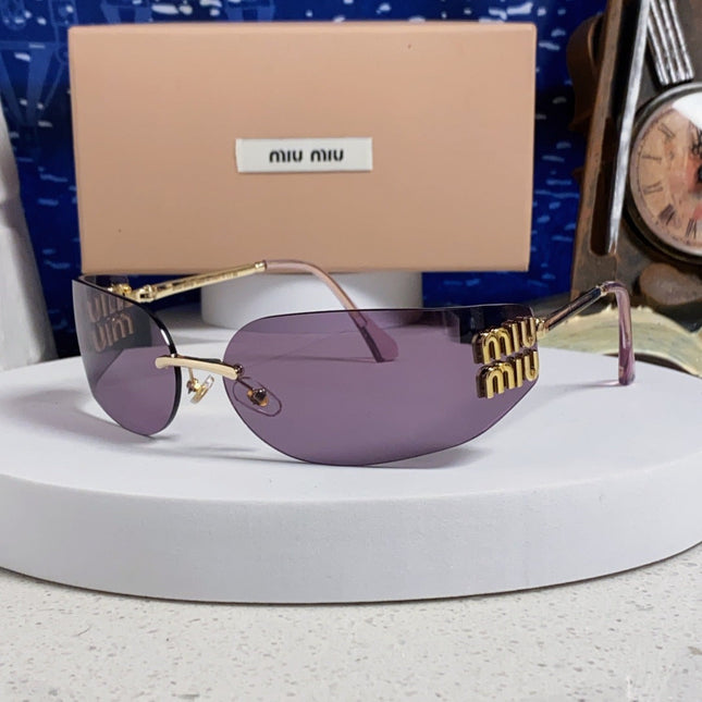 MIUMIU 26S SHIELD FRAME IN METAL 436117
