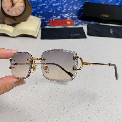 CARTIER 26S RIMLESS FRAME IN METAL 439651