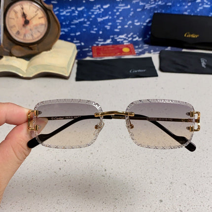 CARTIER 26S RIMLESS FRAME IN METAL 439651