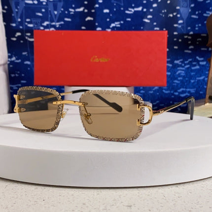 CARTIER 26S RIMLESS FRAME IN METAL 439652