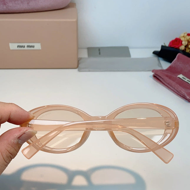MIUMIU 26S OVAL FRAME IN ACETATE 424527