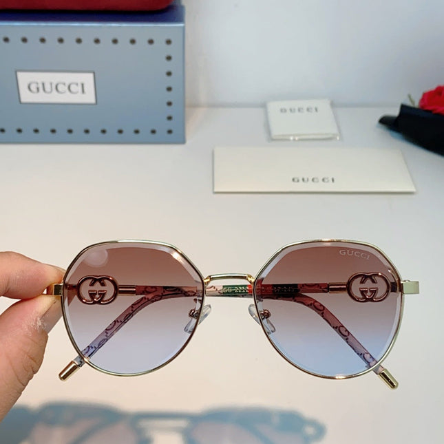 GUCCI 26S POLYGONAL FRAME IN METAL 426440