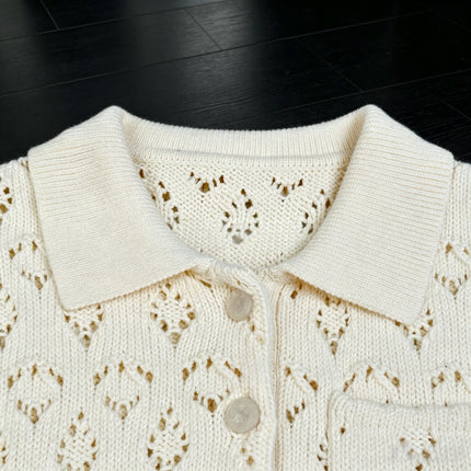 CELINE 26S LACE KNIT DRESS 446