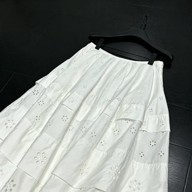 CELINE 26S TIERED SKIRT 526