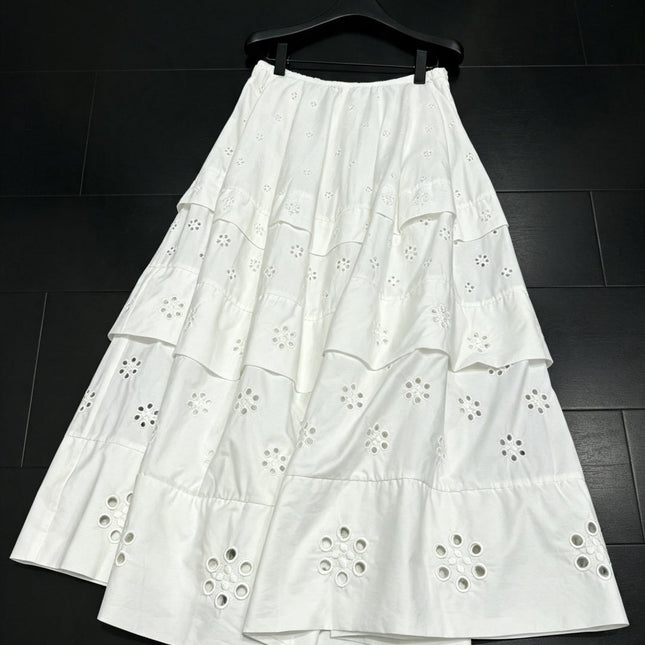 CELINE 26S TIERED SKIRT 526
