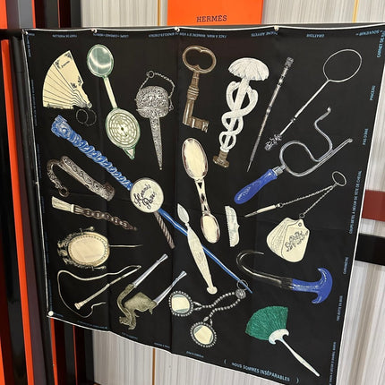 HERMES 26S SCARF 90 IN SILK 492530