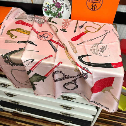 HERMES 26S SCARF 90 IN SILK 492531